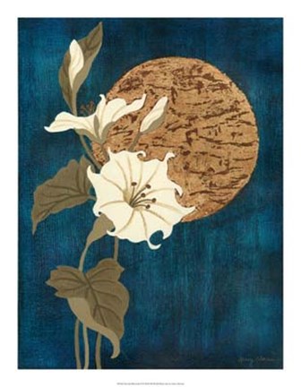 Framed Moonlit Blossoms II Print