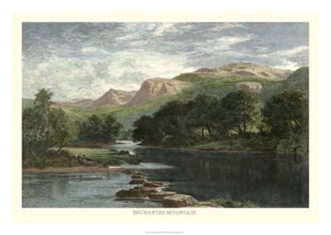 Framed Enchanted Mountain Print