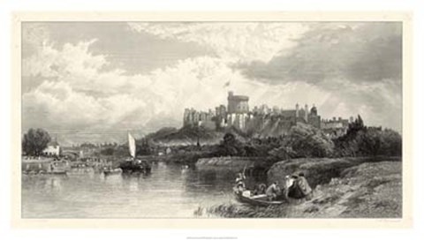 Framed Classical Seaport I Print