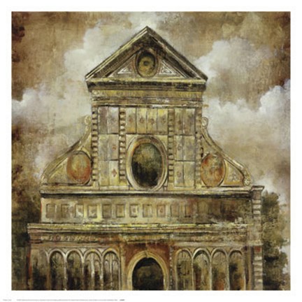 Framed Architecttura I Print