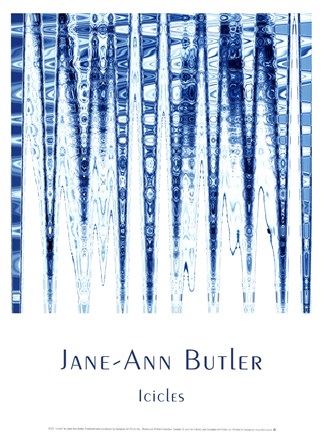 Framed Icicles Print