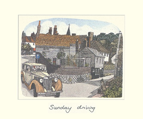 Framed Sunday Driving Print