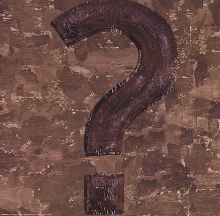 Framed Shift Keys - ? Print