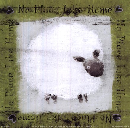 Framed No Place Like Home Print