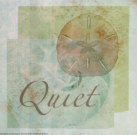 Framed SEALIFEQUIET Print