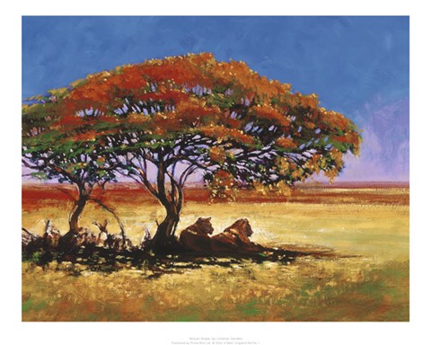 Framed African Shade Print