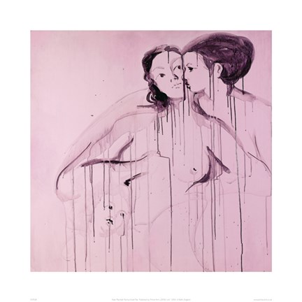 Framed Parma Violet Pair Print