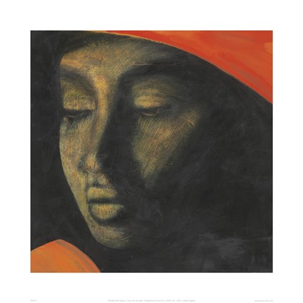 Framed Over Her Shoulder Print