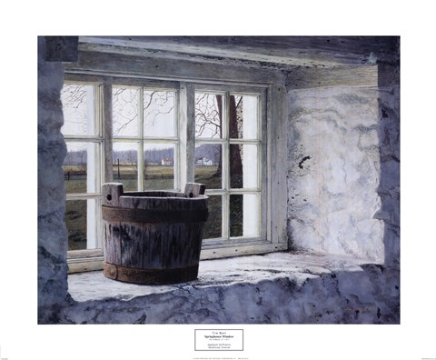 Framed Springhouse Window Print