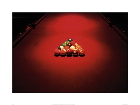 Framed Spots and Stripes Print