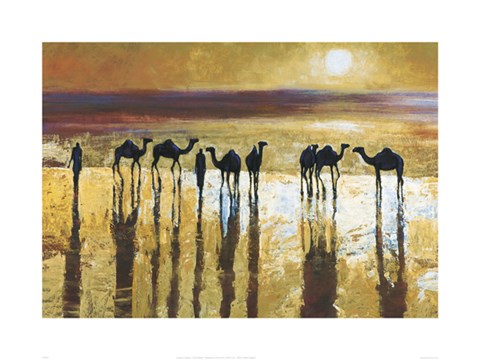 Framed Camel Station Print