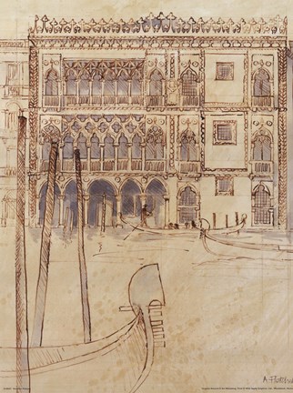 Framed Venetian Palazzo Print