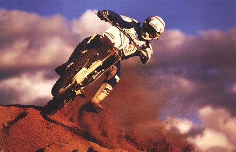 Framed Motocross II Print