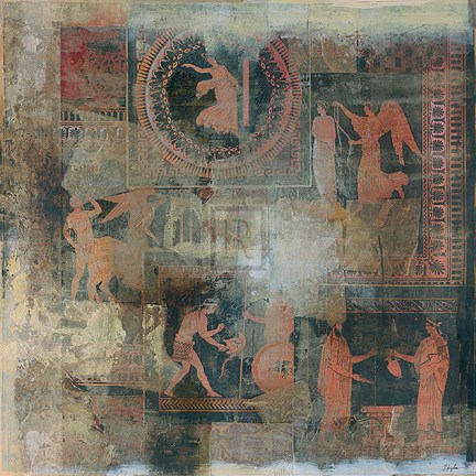 Framed Etruscan Vision IV Print