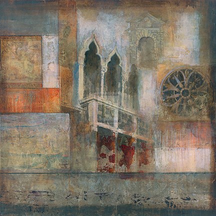 Framed Pieces Of Tuscany I Print