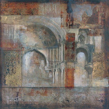 Framed Pieces Of Tuscany IV Print