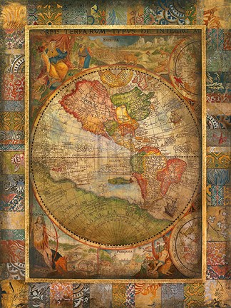 Framed Orbis Terra Print