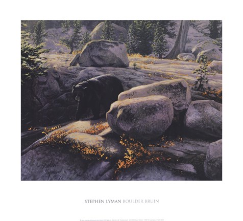 Framed Boulder Bruin Print
