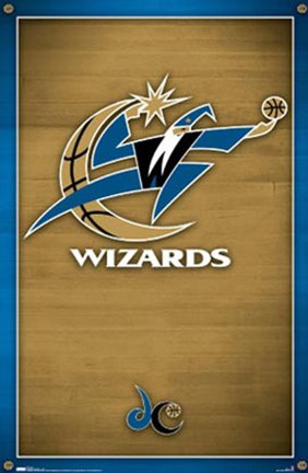 Framed Washington Wizards - Logo Print