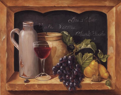 Framed Vino Splendore I Print