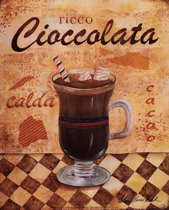 Framed Ricco Cioccolata Print