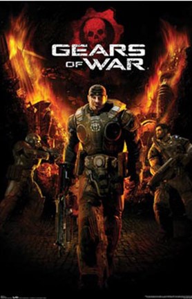 Framed Gears of War Print