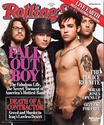 Framed Rolling Stone - Fall Out Boy Print