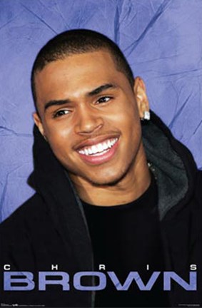 Framed Chris Brown Print