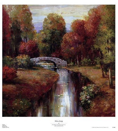 Framed Wilton Bridge Print