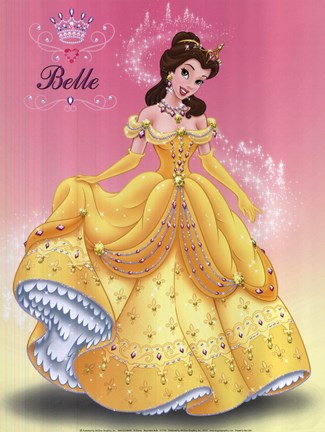 Framed Bejeweled Belle Print