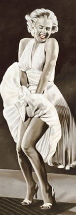 Framed Marilyn Monroe - Isn&#39;t It Delicious? Print