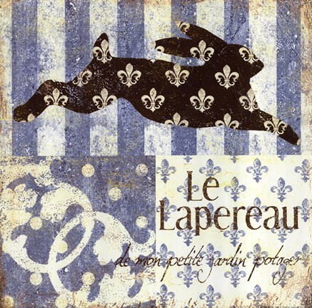 Framed Le Lapereau Print