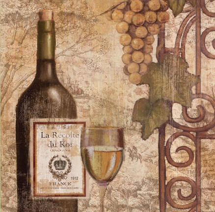 Framed Wine Print