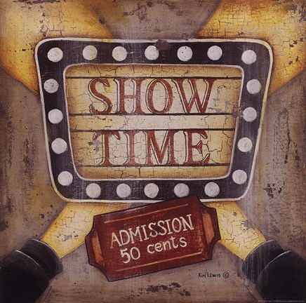 Framed Show Time Print