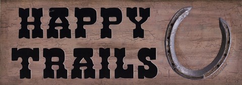 Framed Happy Trails Print