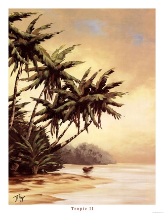 Framed Tropic II Print