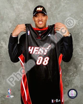 Framed Michael Beasley # 2 Pick 2008 NBA Draft Print