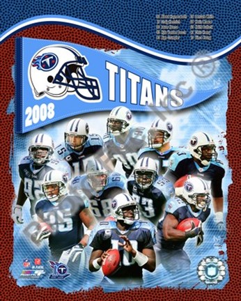 Framed 2008 Tennessee Titans Team Composite Print