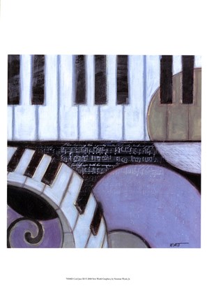 Framed Cool Jazz III Print