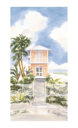 Framed Beach House I(S) Print