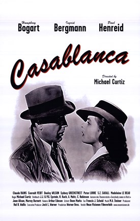 Framed Casablanca Mysterious Print