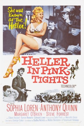 Framed Heller in Pink Tights Print