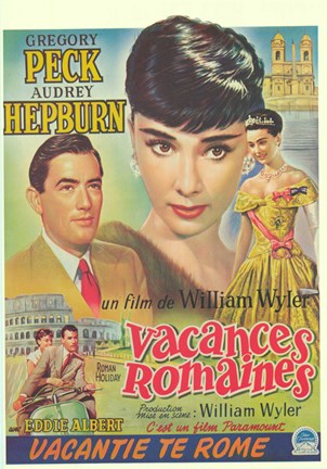 Framed Roman Holiday (french) Print