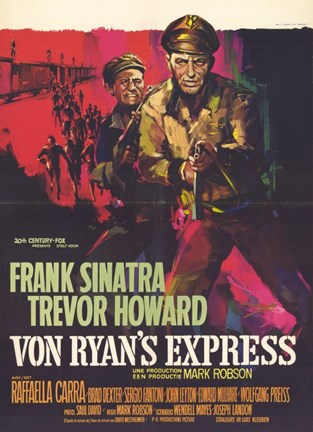 Framed Von Ryan's Express - red Print