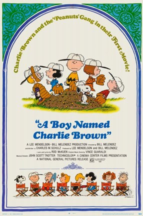 Framed Boy Named Charlie Brown Print