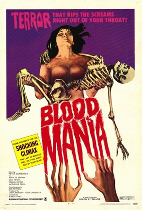 Framed Blood Mania Print
