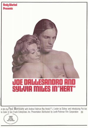 Framed Heat Joe Dallesandro &amp; Silvia Miles Print