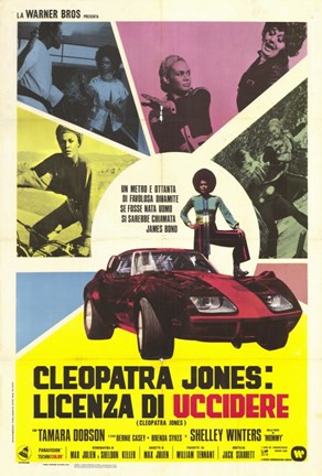 Framed Cleopatra Jones, c.1973 - Italian - style A Print