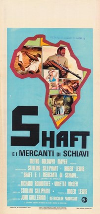Framed Shaft in Africa Continent Print