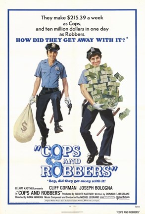 Framed Cops and Robbers Print